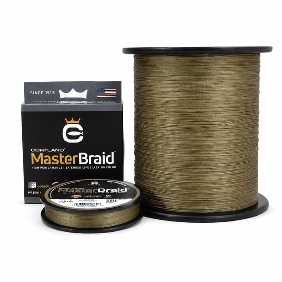 Cortland Master Braid - Braided Fishing Line, Bronze