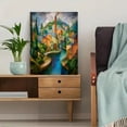 thumbnail image 5 of Qisvanset 12x16 Inch Mountain Trail Landscape Canvas Print Wall Art, 5 of 5