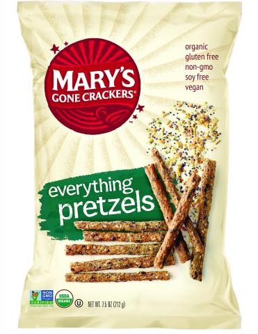 Mary's Gone Crackers Everything Pretzels, 7.5 OZ by Mary's Gone Crackers