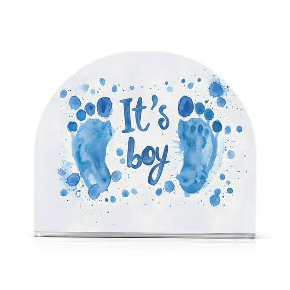 It's A Boy Napkin Holders for Tables Napkin Stand Paper Holder Organizer Tabletop Tissue Box Dispenser