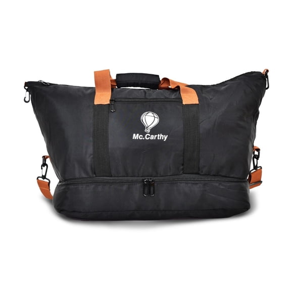 MALETIN DE MANO CON ZAPATERA INFERIOR MCCARTHY MODELO MC1-1 NEGRO