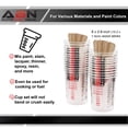 thumbnail image 3 of ABN Flexible Graduated Plastic Mixing Cups Paint Mixing Cups 25pc - 20oz Epoxy Mixing Cups and Sticks for Painting Measuring Paint, Resin, Epoxy, Art, Kitchen, Cooking, Baking - with Measuring Ratios, 3 of 7