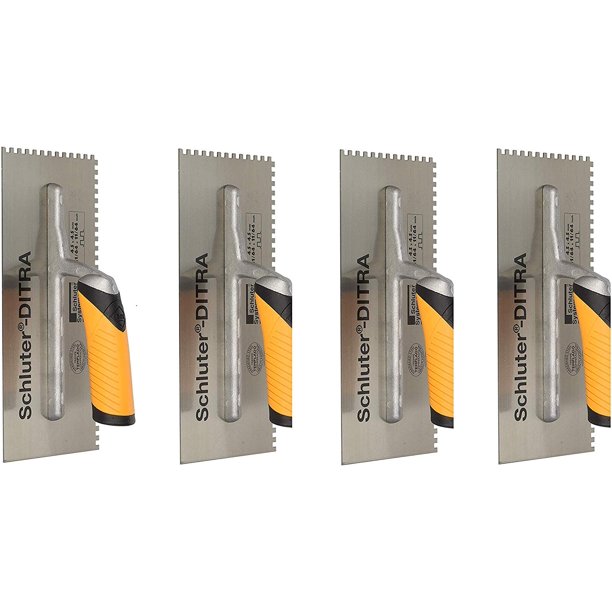 SCHLUTER DITRA TROWEL 11/64 X 11/64 SQUARE NOTCH (Fоur Расk