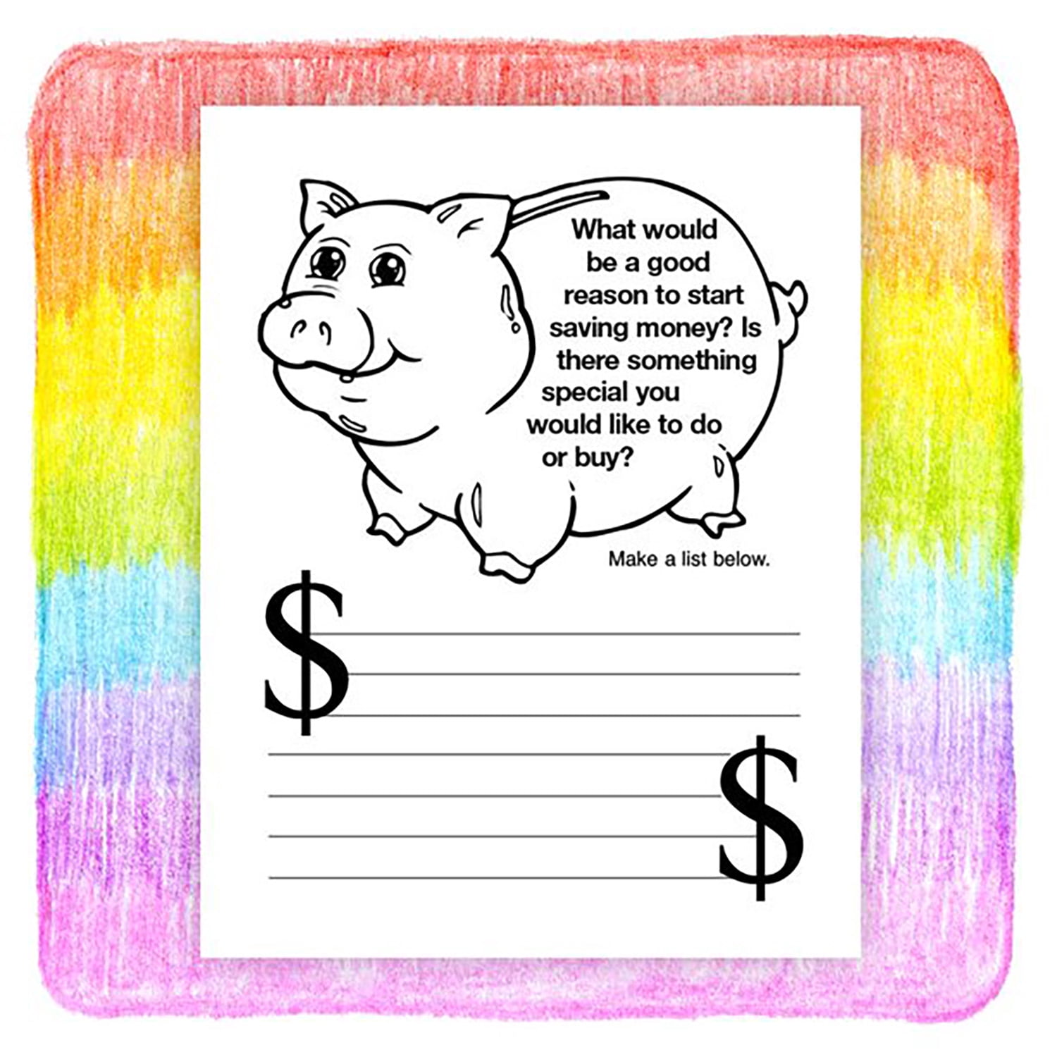 25 Pack - My Favorite Bank Kid's Educational Coloring & Activity Books