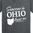 thumbnail image 4 of Inktastic Someone in Ohio Loves Me Youth T-Shirt, 4 of 5