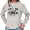 thumbnail image 5 of Beauty Dreams Cute Inspirational Women's Long Sleeve T Shirt Brisco Brands X, 5 of 5