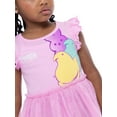 thumbnail image 6 of Peeps Toddler Girls’ Tutu Easter Dress with Flutter Sleeves, Sizes 12M-5T, 6 of 11