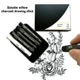 thumbnail image 5 of Multifunctional Charcoal Sticks Charcoal Pencils Art Supplies Water Soluble Charcoal Strips for Sketching and Drawing, 5 of 9