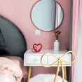thumbnail image 6 of PTOOTP Red Ceramic Heart Wedding Figurine Decorative Ornament for Home, Easy to Clean Romantic Table Decor, 6 of 6
