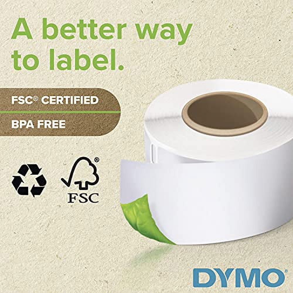 Dymo-costar 30320 Lw Mailing Address Labels For Label Writer & Label Printers, White - 2 - 0.125 x 3 - 0.5 in. 1 roll of 260