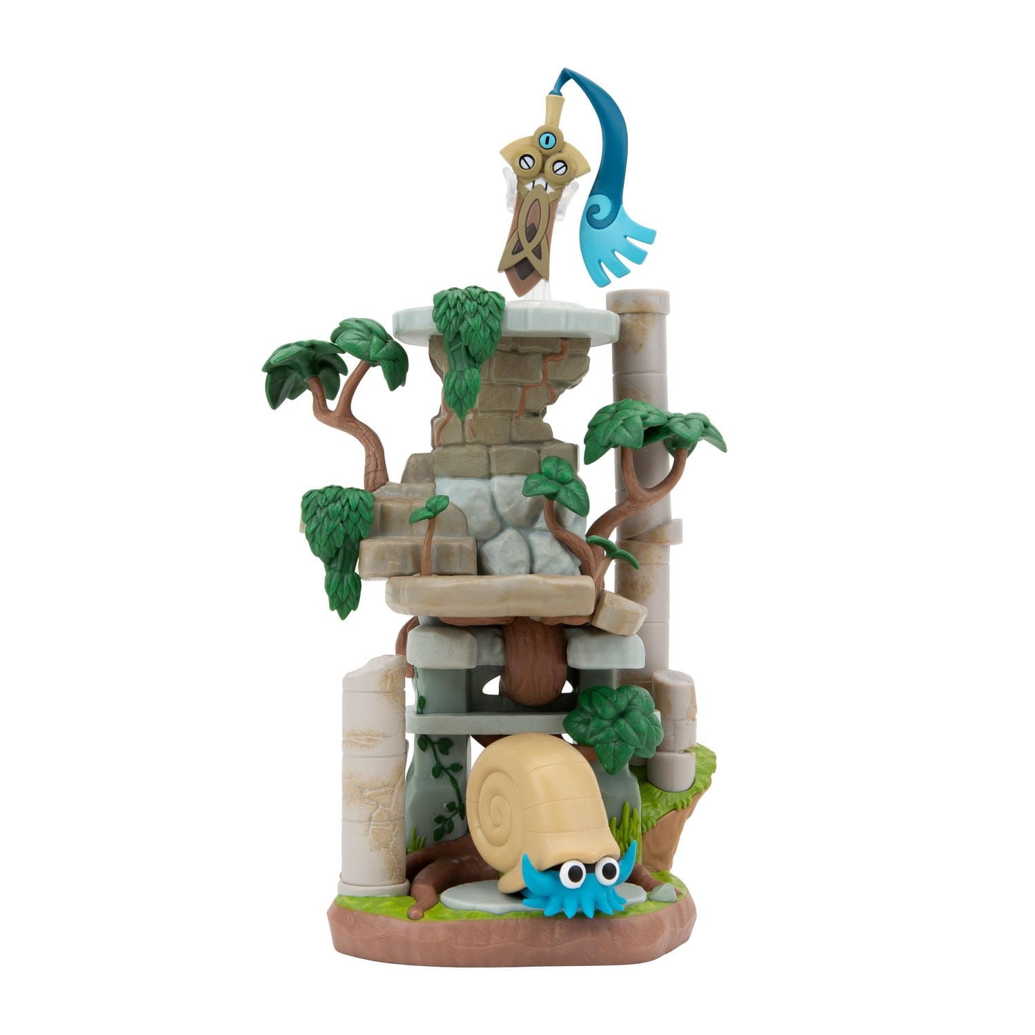 Pokémon Select Environment Figure Pack: Ancient Ruins with Honedge + Omanyte