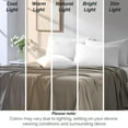thumbnail image 5 of Southshore Fine Living, Inc. 2-Pack Twin Flat Sheets Only, Oversized Taupe Bed Sheets, Dark Taupe, 5 of 6