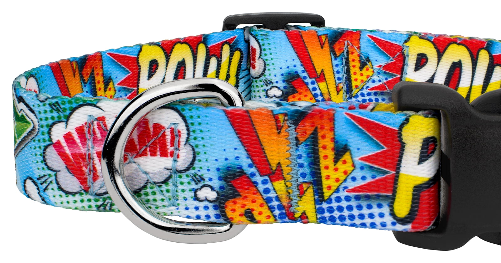Country Brook Petz® Comic Pop Everyday Dog Collar and Leash, Small