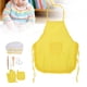 thumbnail image 3 of Regalo para nios, juguetes de cocina para nios, traje de chef, delantal de juego de rol amarillo para nia, juego de juego de rol de cocina, juego de j,Juguetes de cocina para nios Juguetes para hornea, 3 of 8