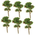 thumbnail image 3 of Shisuyan 6pcs Miniature Artificial Tree Model Apple Trees For Diy Sand Table Scenery Realistic Fake Apple Fruit Tree For Home Decor Faux Apple Tree, 3 of 8