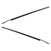 Front Outer Door Window Belt Weatherstrip - Set of 2 - Compatible with 2007 - 2019 Toyota Tundra 2008 2009 2010 2011 2012 2013 2014 2015 2016 2017 2018