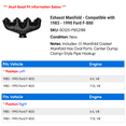 thumbnail image 2 of Exhaust Manifold - Compatible with 1983 - 1990 Ford F-800 1984 1985 1986 1987 1988 1989, 2 of 2
