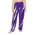 thumbnail image 3 of Effete Feline Claw Marks Scratch Women Pajama Pants (AOP), 3 of 6