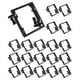 thumbnail image 1 of 2GANG Equipo de Soporte de Montaje de Bajo Voltaje para Paneles de Yeso Multiusos para LíNeas TelefóNicas, Cables de Red, 20 Piezas, 1 of 6