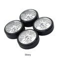 thumbnail image 2 of mmirethe 4pieces 27mm Drift Tire Metal Wheel Rim Compatible With 1/28 Wltoys K969 Remote Control Car silver, 2 of 6