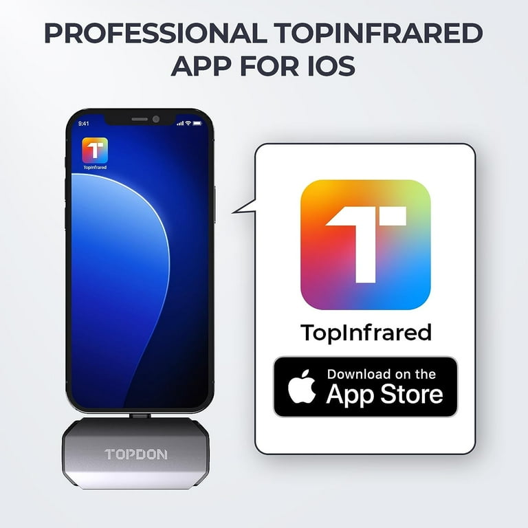 TOPDON TC002 Infrared Thermal Camera for iOS, 256 x 192 IR TOPDON TC002 Infrared Thermal Camera for iOS, 256 x 192 IR