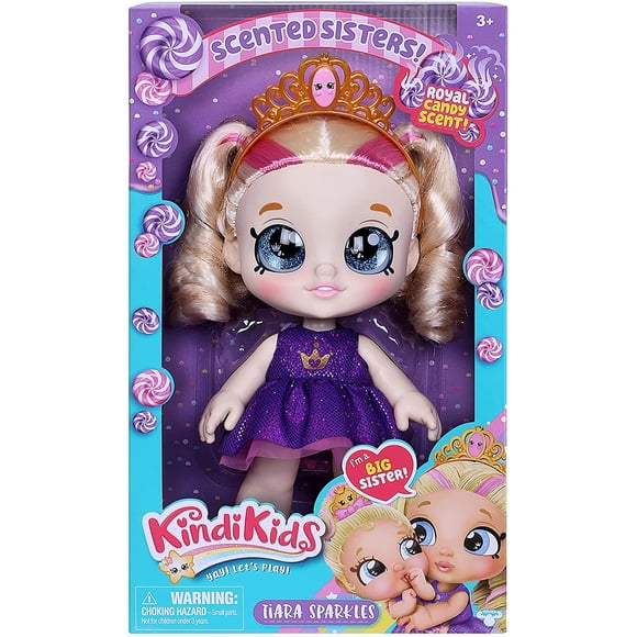 Kindi Kids Scented Sisters - Preescolar 10 " Play Doll - Tiara Sparkles Kindi Kids Kindi Kids