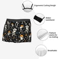 thumbnail image 3 of Yiaed Dancing Skeleton Party Print Men's Soft Cotton Boxer Shorts Breathable Boxers Underwear Moisture-Wicking Underwear Stretch Boxer Briefs for Man-Small, 3 of 5