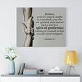 thumbnail image 2 of Scripture Walls  Spirit of Gentleness Galatians 6:1Bible Verse Canvas Christian Wall Art Ready to Hang Unframed, 2 of 9