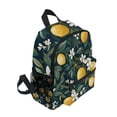 thumbnail image 2 of FORMRS School Backpack with Front Zippered Pocket 12" Student Travel Daypack, Floral Lemons, 2 of 6