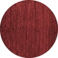 thumbnail image 1 of Ahgly Company Indoor Round Abstract Red Modern Area Rugs, 3' Round, 1 of 4