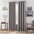 thumbnail image 2 of Eclipse Wyckoff Blackout 2 Pack Window Curtains, 2 of 5