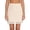 Beige, variant on Half Slips for Women Lace Trim Underskirt Short Mini Skirt Comfy Side Slit High Waisted Pajama Skirts