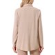 thumbnail image 3 of Suéter casual de punto con bolsillo y cuello alto para mujer Inspire Chic, de manga larga, otoño e invierno, talla S, color caqui, 3 of 6