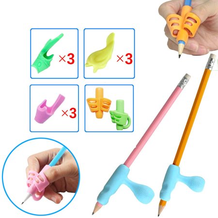 Pencil Grips Silicone Pencil Holder Pen Writing Aid Grip Posture Correction Tool For Kids Preschoolers Children Walmart Canada