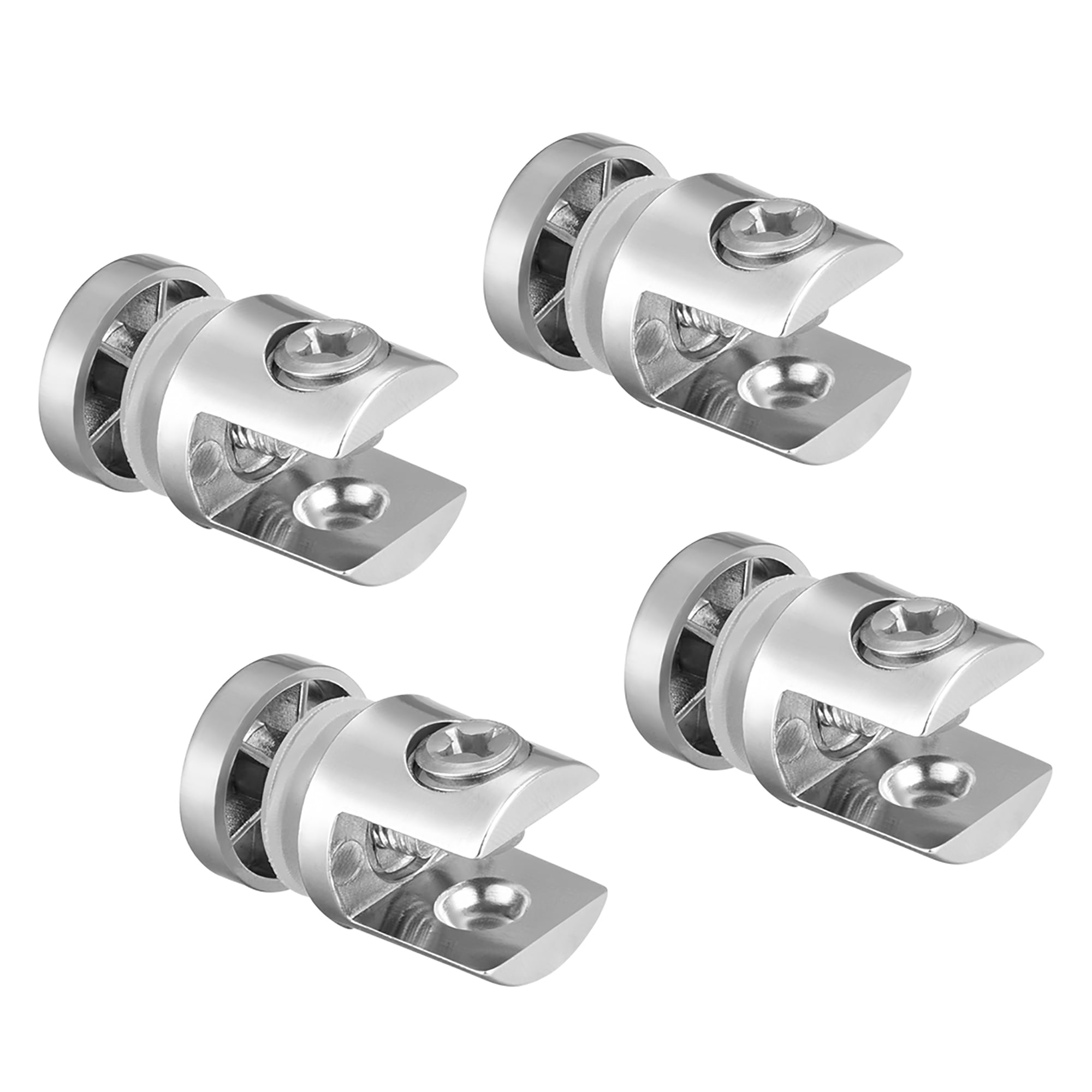 Glass Shelf Brackets Adjustable Zinc Alloy Glass Clamp Clip Holder