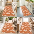 thumbnail image 4 of Hallway Runner Rug 2'x6', Orange Starfish Coastal Kitchen Runner Rugs Non-Slip Carpet Mats, Nautical Summer Ocean Abstract Art Bedside Rugs Runners Washable Floor Carpet for Bathroom Laundry Room, 4 of 8