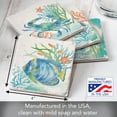 thumbnail image 4 of Thirstystone Sea Life Serenade 4-Pack Tumbled Tile Coasters 4" Square, 4 of 7