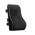 thumbnail image 1 of Naiovety La almohada negra de apoyo para el asiento del automóvil para conductores y adecuada para mujeres embarazadas se adapta a la columna Muebles de oficina en casa, 1 of 6