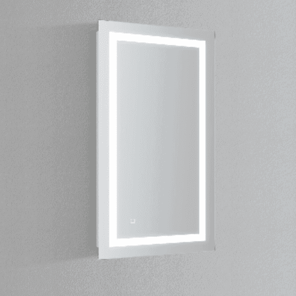 Modern Mirrors Zenith Lighted Bathroom Vanity Mirror with Diffused Dimmable Daylight LED Lighting