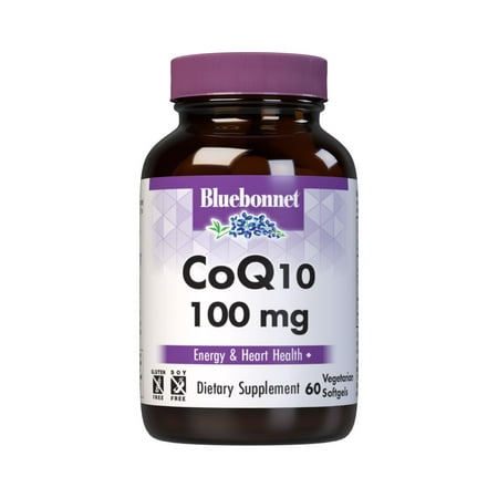 Bluebonnet Nutrition CoQ-10 Vegetarian Softgels, 100mg, 60 Count