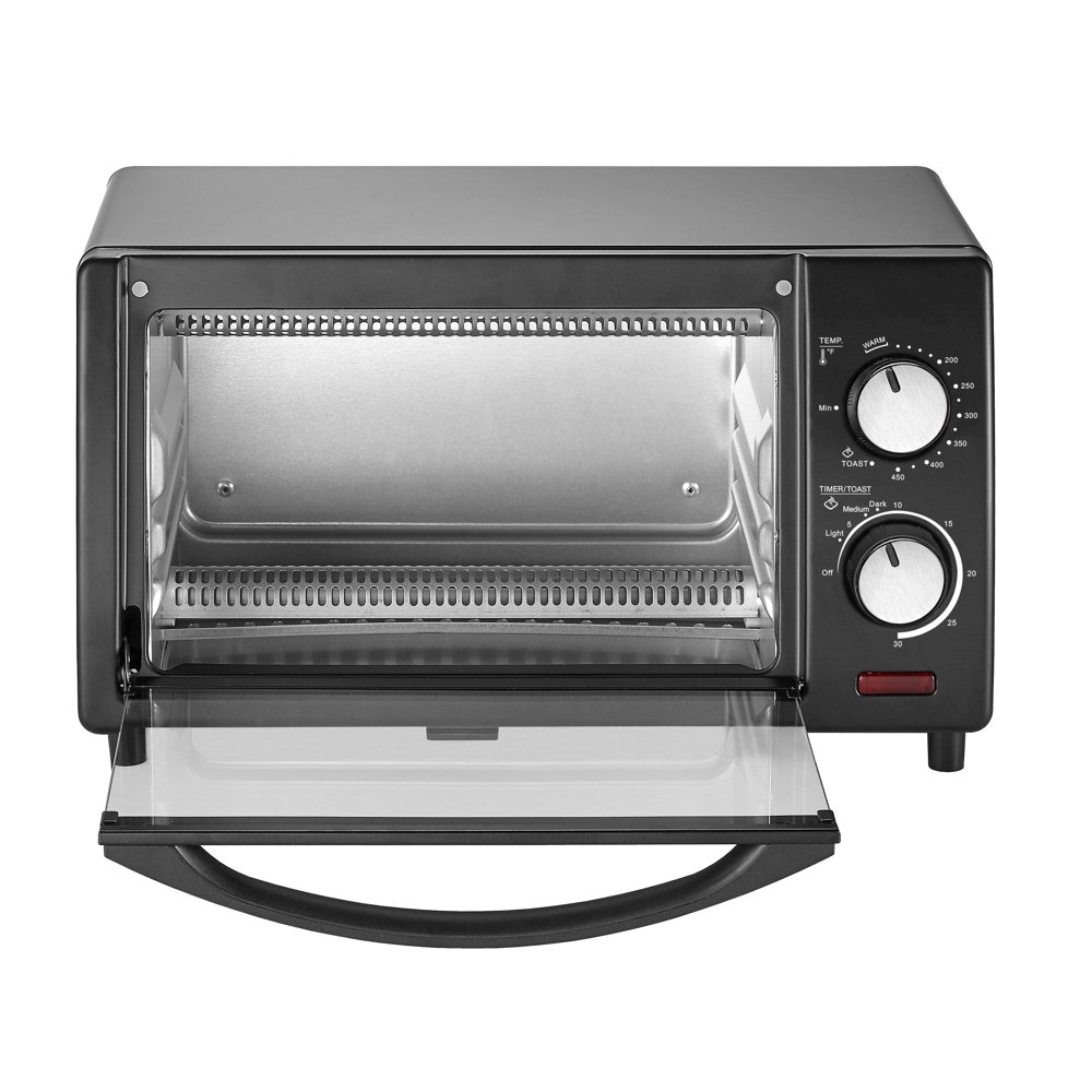 Emerson 4 Slice Countertop Toaster Oven in Black