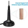 thumbnail image 2 of Eightwood CB Antenna 27MHz CB Radio Antenna PL259 & BNC Male Magnetic Base Handheld CB Antenna Compatible with Cobra Midland Uniden Maxon President Vehicle Car Truck Mobile CB Radio Handheld CB Radio, 2 of 8