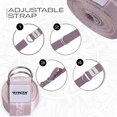 thumbnail image 4 of RDX 8ft Yoga Strap with D-Ring Buckle, Durable Polyester Cotton Adjustable Belts for Stretching P, F22, 4 of 5