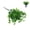 1pcs, variant on Artificial Four Leaf Clover Plants, 2 Pack Faux Floral Stems, DIY Home Decor for Indoor Outdoor Wedding Party Spring