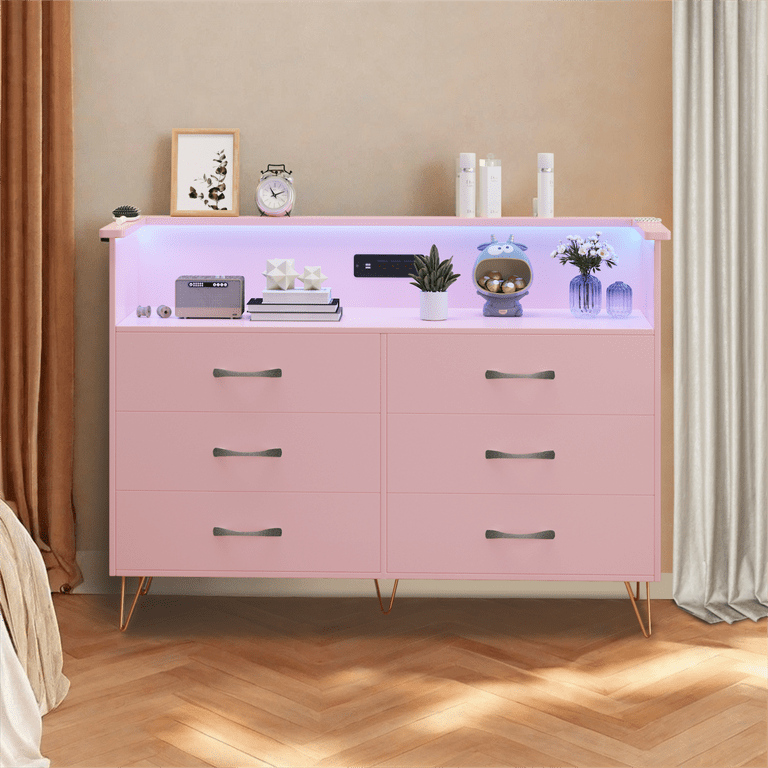 pink and purple dresser Discovery World Furniture Purple and Pink Dresser