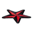 thumbnail image 3 of Nautical Star Red & Black Patch, Star Patches, 3 of 3