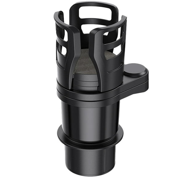 Cup Holder Expandable Automotive Cup Organizer Rotation Dual Slots Drink Holder