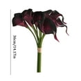 thumbnail image 3 of Clearance! Miyuadkai Fake Flowers Clearance Pu Calla Lily Simulation Flower Wedding Decoration Artificial Feel Bridal Bouquet Flowers Room Decor Purple, 3 of 9