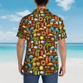 thumbnail image 6 of Goofa Cute Beach Dolphin Hawaiian Shirt for Men, Unisex Summer Beach Casual Short Sleeve Button Down Shirts,Aloha Tropical Floral print shirt-Large, 6 of 9