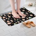 thumbnail image 3 of YST Black Christmas 20"X 32" Bathroom Rugs,Nutcracker Christmas Gift Bath Mat,Xmas Snowflake Stars Doormats Floor Mats,Romantic Princess Castle Non Slip Bath Rug for Women Men Adults, 3 of 5
